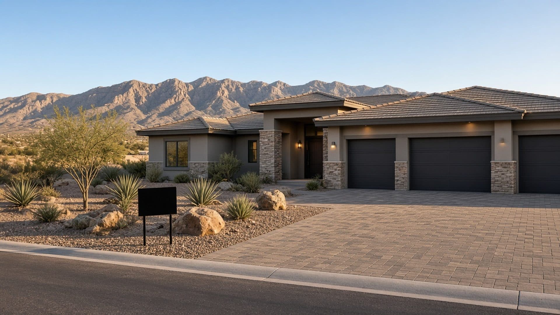 Luxury ranch home for sale on a pool-sized lot in Homestead West, Northwest Las Vegas 89149