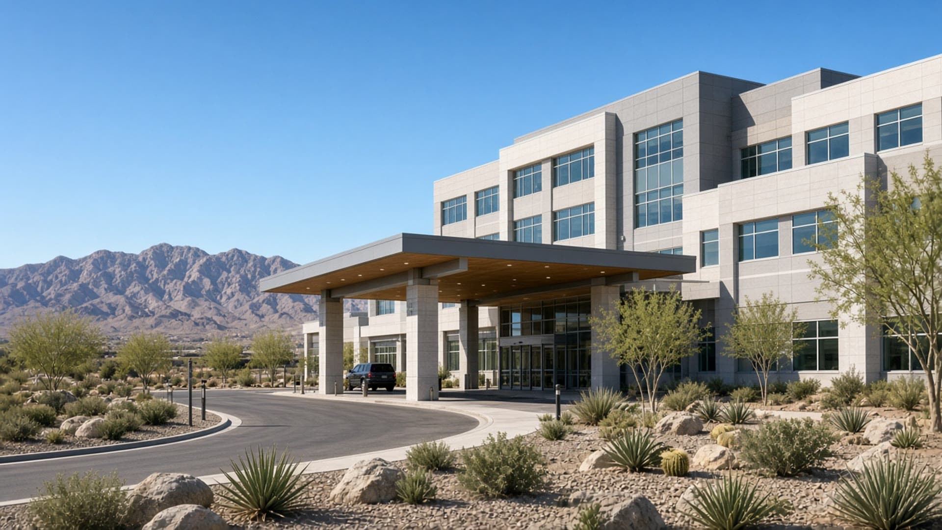 Medical campus in Northwest Las Vegas, a short drive from Homestead West at 5592 Dapple Gray Rd — Healthcare & Pharmacies